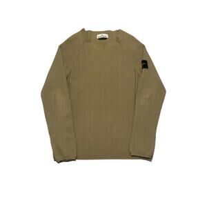 Stone Island Olive Green Crewneck Sweater-Large Men's